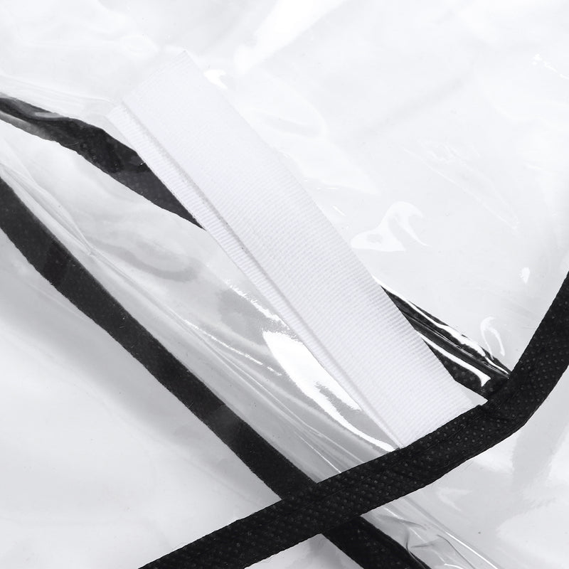 Twin Baby Carriage Rain Cover Stroller Infant Prams Transparent Windproof Shield