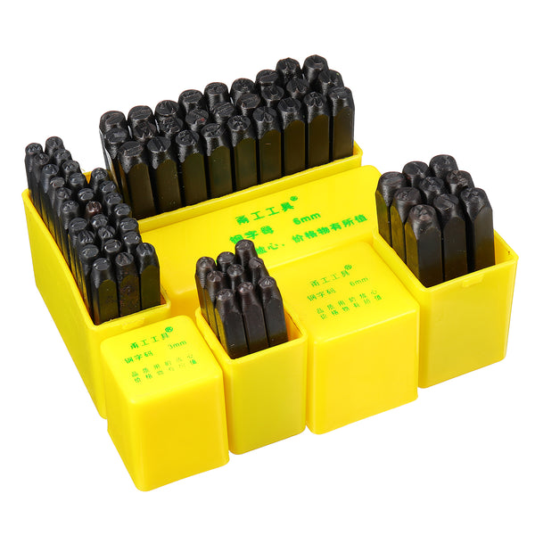 High Quality Durable Zinc Alloy 3mm 6mm 8mm Letter Digit Sets Punch Leather Craft Tools Kit