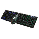 D280 104Key RGB Backlit Light Wired Mechanical Gaming Keyboard and 1600 DPI Gaming Mouse Set