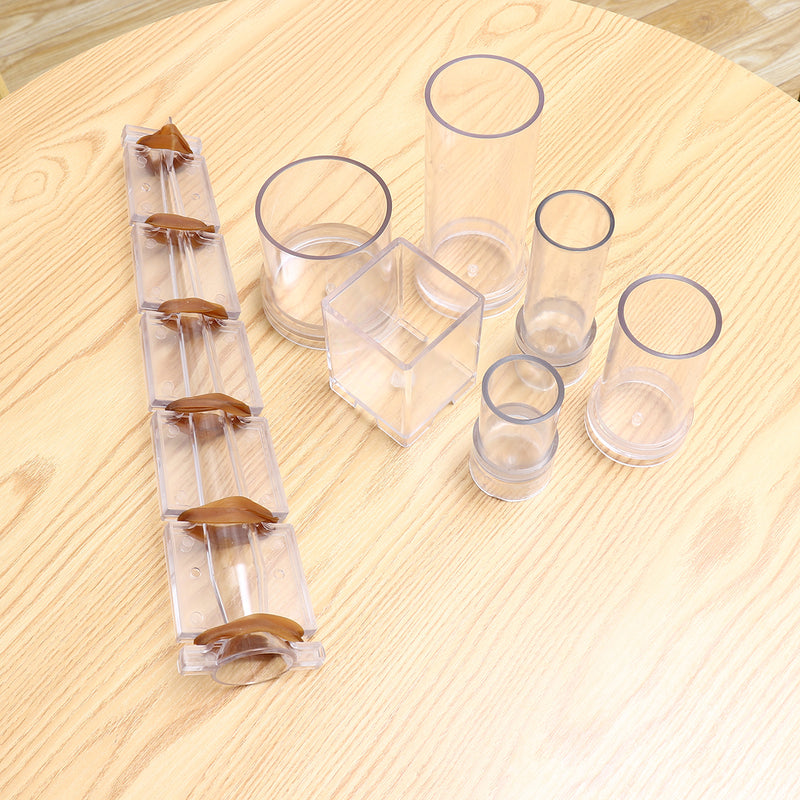 Clear DIY Handmade Candle Mould Craft Candle Making Molds Prop Reusable Tool