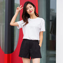 BEVERRY WOMEN Short Sleeve Creative Hydrophobic Waterproof Anti- fouling Thin T-shirt