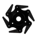 6 Steel Blades Razors Black Trimmer Head Lawn Grass Weed Eater Brush Cutter
