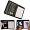 Business Briefcase Bag PU Leather Black Document File Holder Card Holder Office Handbag for Men