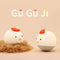 Home Creative Tumbler Cartoon Silicone Cuckoo Chicken Night Light Patting Lamp Bedside Baby Sleep Night Light