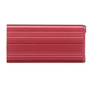 Red Extruded Aluminum Project Box Electronic Enclosure Case DIY Heat Dissipating Tools 50*25*25mm