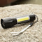 XANES 1517B XPE+COB Dual Lights 1000LM Zoomable USB Rechargeable Tactical EDC LED Flashlight Suit