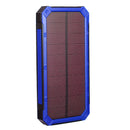 Waterproof 8000mAh Portable Solar Charger Dual USB Battery Power Bank
