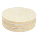 3pcs 75mm Polishing Pads Set 3 Inch Wool Felt Polishing Buffering Pads