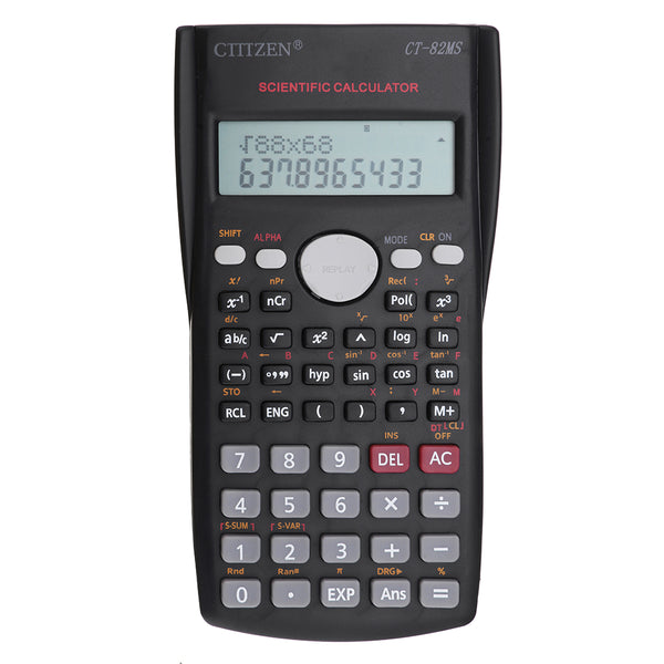 2 Line Display Scientific Calculator Portable Handheld Multi functional Digital for Mathematics