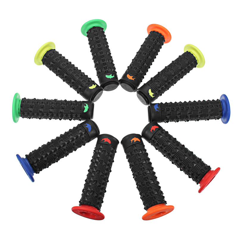7/8inch 22MM  Anti-slip Rubber Motorcycle Motorcross Handlebar Hand Grips Fit Dirt Pit Bike