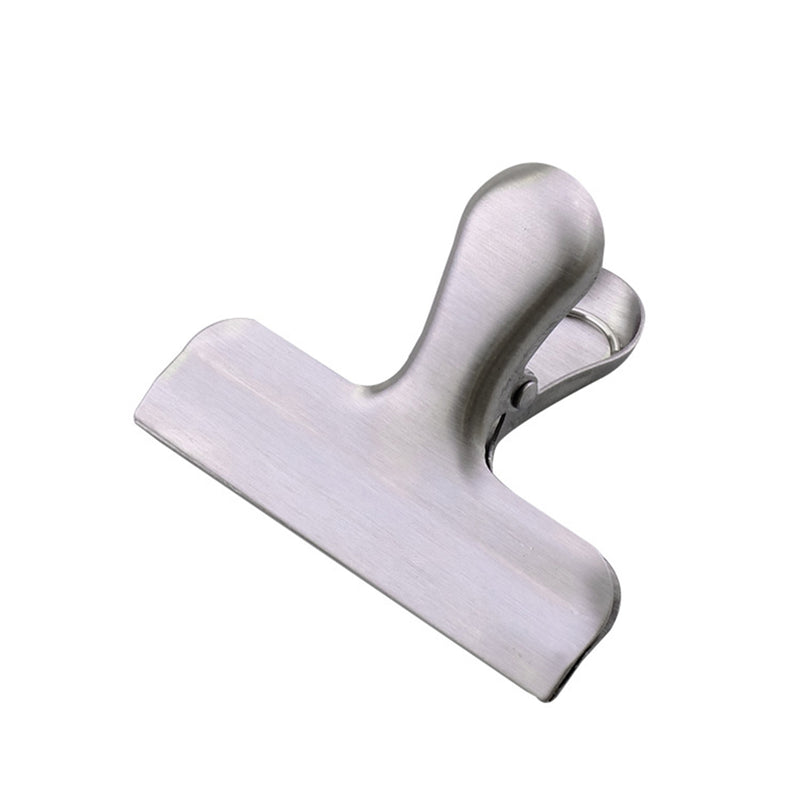 4PCS Big Durable Metal Chip Bag Clips Stainless Steel Food Sealing Clips Kitchen Tool Set 7.6CM