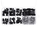 200pcs 2.54mm Dupont Terminal Male/Female Pin SM2.54 Cable Plug 2/3/4/5 Pin Electrical Jumper Header Housing Wire Connector Kit