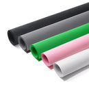 3x9FT Vinyl Pure Color Green White Black Grey Pink Backdrop Photography Background Studio Prop