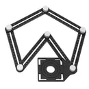 Drillpro Multi Template 6 Folding Ruler Measuring Tool Angle Ruler Foldable Ruler with Drill Guide