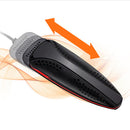 Loskii HT-30 110V US Plug Black Electronic Portable Dual Core Fast Drying Retractable Shoe Dryer