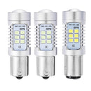 2pcs 1156 1157 LED Car Reversing Backup Lights Brake Fog Turn Decoding Bulb Lamp 21W 6500K