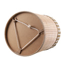 Bamboo Trash Can Foldable Wastebasket Garbage Can Waste Bins for Office Study Bathroom Living Room