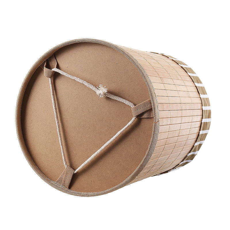 Bamboo Trash Can Foldable Wastebasket Garbage Can Waste Bins for Office Study Bathroom Living Room