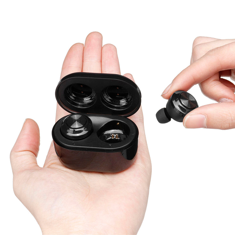 [bluetooth 5.0] TWS True Wireless Earbuds Invisible Mini Noise Cancelling Stereo Earphone with Mic
