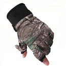 BIKIGHT Camouflage Touch Screen Non Slip Cycling Gloves Hunting Fishing Gloves Waterproof Windproof Gloves