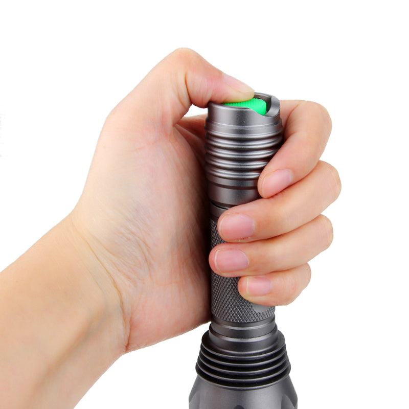 VASTFIRE 1000Lumen Zoomable USB Rechargeable Spotlight LED Flashlight Tactical Flashlight Outdoor Waterproof 18650 Flashlight