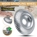 75mm Wood Grinding Wheel Angle Grinder Woodworking Carving Disc Sanding Abrasive Tool