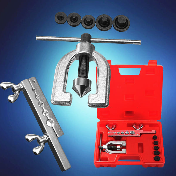 CT-2032C Ratchet Eccentric Cone  Reamers Double Flare Brake Line Flaring Hand Tool Set Kit With Case