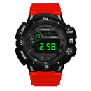 HONHX 81X-66F Men Watch Fashion Luminous Display Alarm Clock Digital Watch