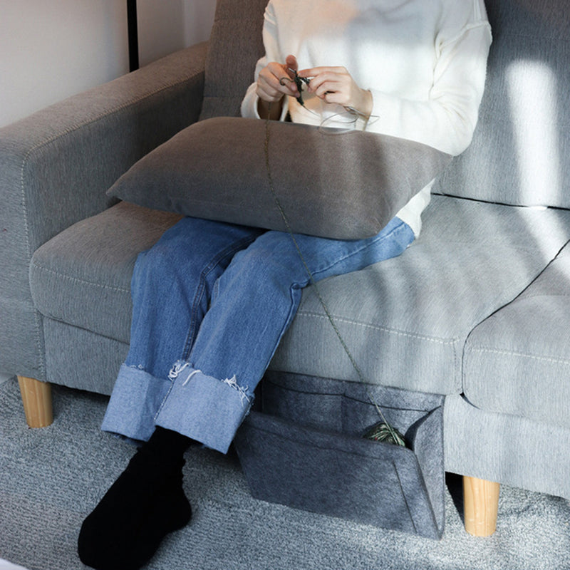 Felt Bedside Caddy Pocket Bed Organizer Storage Phone Remote Holder Bag