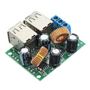 7-40V 3A Multifunction Vehicle 4 USB Interface Car Charger 36/24/12/9V To 5V 3A Buck Module