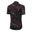 Mens Sports Riding Cycling Jersey Quick Dry Bicycle Short Sleeve Breathable Sportswear Polyester