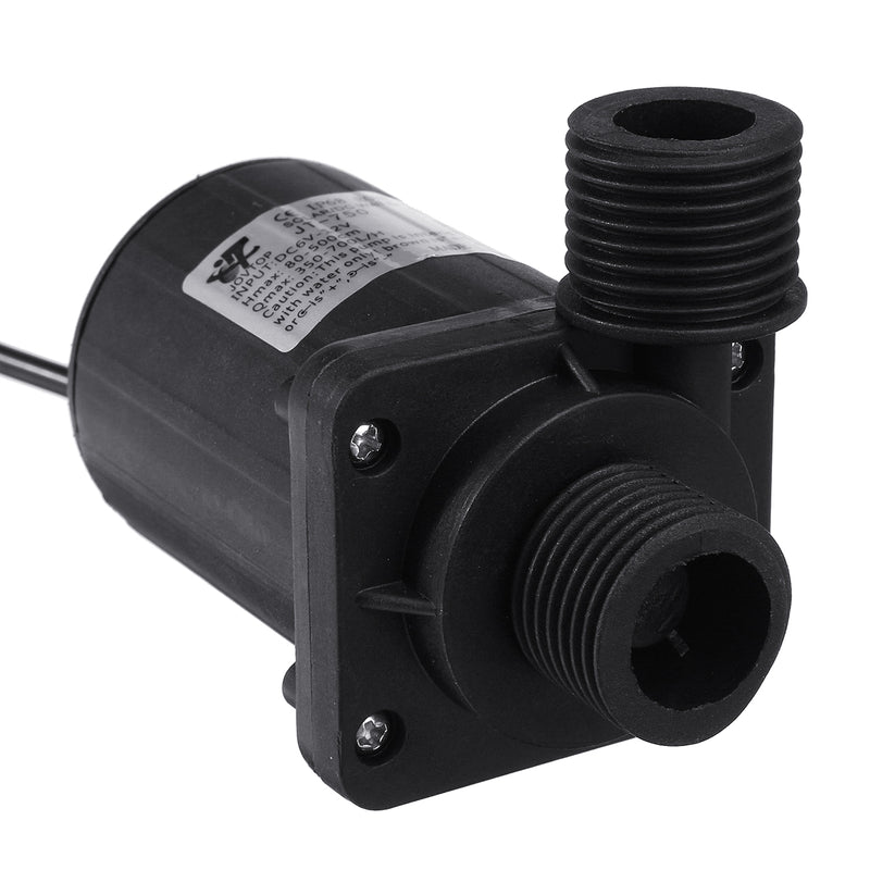 Mini DC 12V 7m 900L / H Brushless Motor Submersible Water Pump Home 32W Quiet