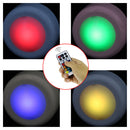 6 LED Puck Lights Under Cabinet Light Wireless Battery Powered 2 Remote Controls