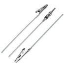 10pcs 4.7" Length Non-insulated Metal Electric Test Crocodile Clip Clamp