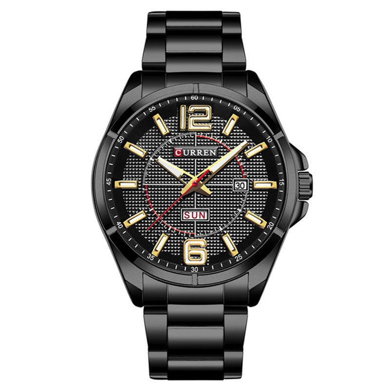 CURREN 8271 Business Style Men Watch Stainless Steel Strap Quartz Watch