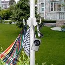 IPRee Plastic 4-prongs Beach Umbrella Hanging Hook For Towel Camera Sunglasses Bags