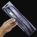 ZANLURE 2pcs/set Transparent White Squid Ribbonfish Lure Fishing Lure Bulit-in Reflector Sea Fishing