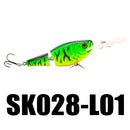 SeaKnight SK028 1PC 13.5g 70mm Fishing Lure Crankbaits 2 Sections 3D Eyes Hard Fishing Baits
