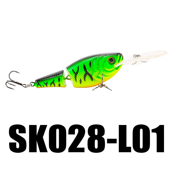 SeaKnight SK028 1PC 13.5g 70mm Fishing Lure Crankbaits 2 Sections 3D Eyes Hard Fishing Baits