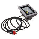 10W 12V LED Flood Spot Lightt Work Lamp with Car Charger Waterproof For Camping Travel