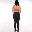 Women Fitness Yoga High-Waisted Leggings Elastic Mesh Tights Black Sexy Push Up Trousers