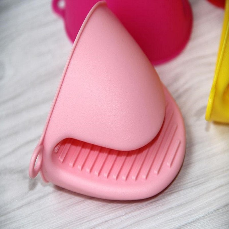 Silicone Cooking Glove Oven Heat Insulated Finger Silicone Kitchen Tool