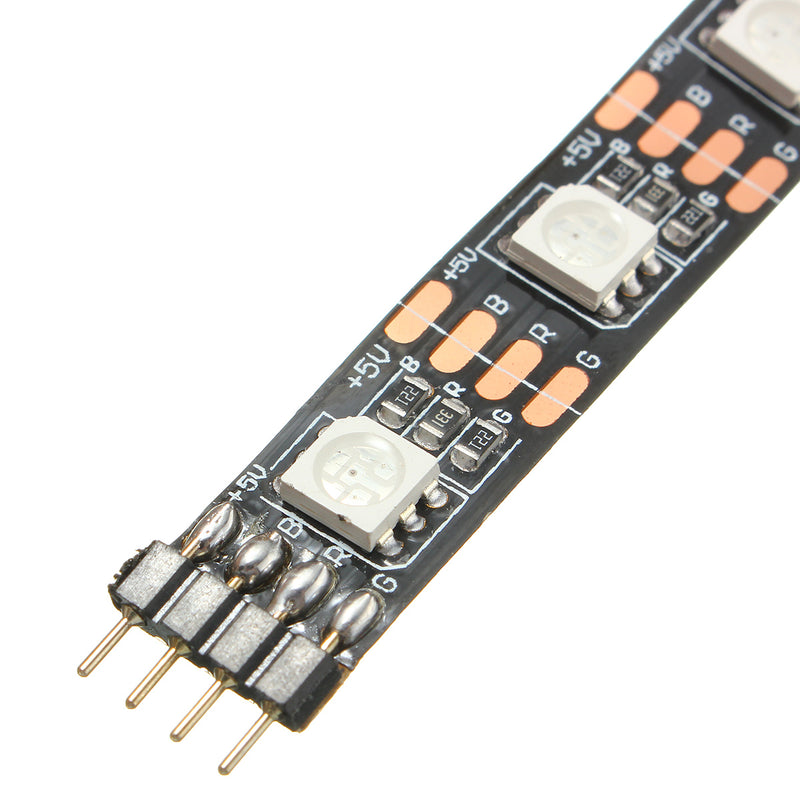 Non-waterproof USB DC5V SMD5050 RGB LED Tape TV Background Strip Light with Remote Controller