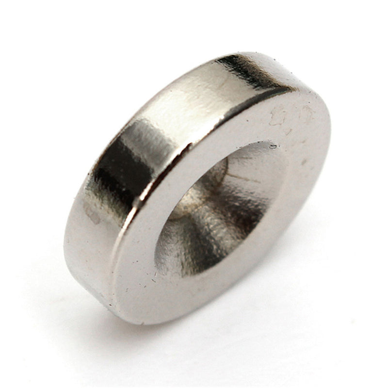 20pcs N50 15x4mm Strong Round Neodymium Magnets 4mm Hole Countersunk Ring Magnet