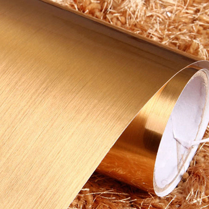 60cmx3m Durable Brushed Contact Wall Paper Peel Wall Sticker Tear Resistant PVC Decor