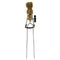 ZANLURE Stainless Steel Fishing Rod Tackle Metal Holder Adjustable Handle Support Stand