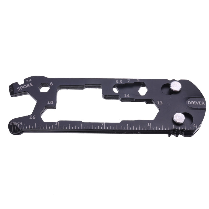 Multifunctional Tools Outdoor EDC Tools Screwdriver Slotted Phillips Hex Wrench Spanner Scale