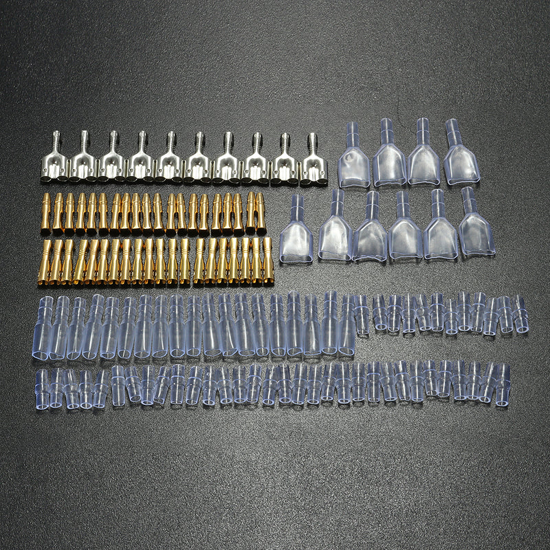 3.9mm Bullet Connectors Female/Male Double Terminals Motorcycle Car