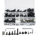 177pcs Motorcycle Fairing Bolt Kit Nuts Fastener Clips Screws For Honda/KawasakiYamaha/Suzuki