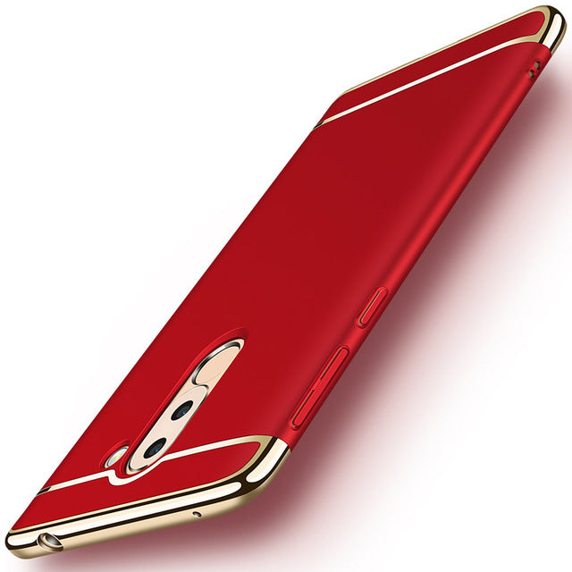Bakeey Ultra-thin 3 in 1 Plating Frame Splicing PC Hard Protective Case For Xiaomi Pocophone F1